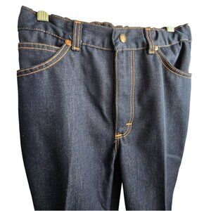 Vintage Sears Girls Pretty Plus 14 Denim Jeans With Elastic Waist Perma-Prest HS